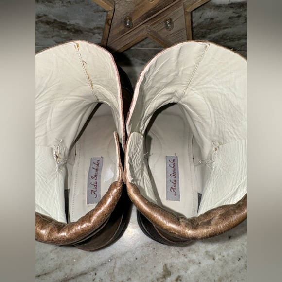 Aida Stenholm Sebas Dark Brown Boots 39 - Picture 12 of 13